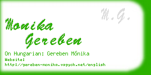 monika gereben business card